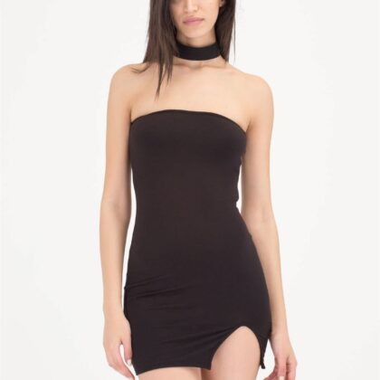Kalbinle KB101426 Dar Mini Elbise