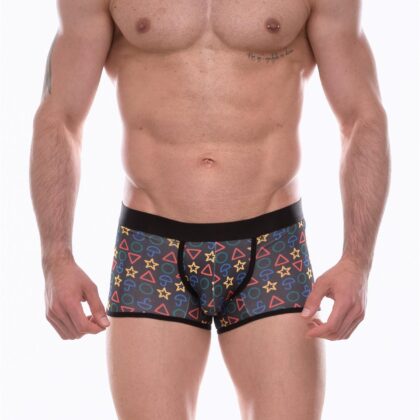 Kalbinle Erkek Desenli Mini Boxer