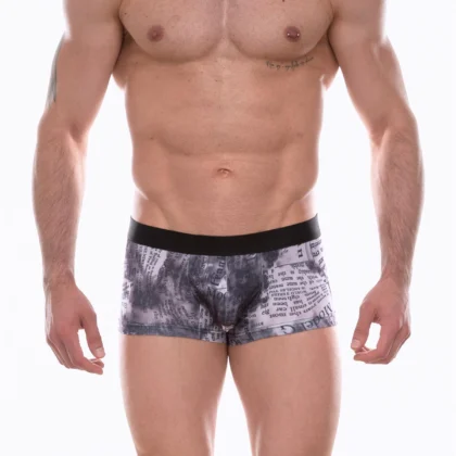 Kalbinle Erkek Desenli Boxer
