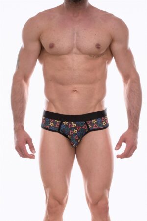 Kalbinle Erkek Desenli Slip