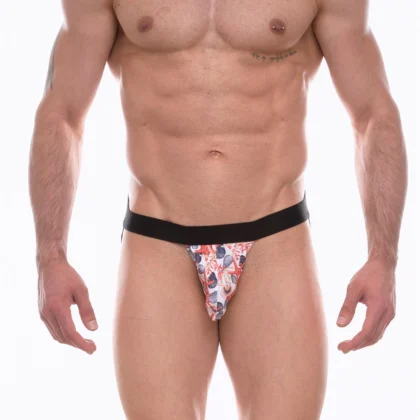 Kalbinle Erkek Desenli Jockstrap Çamaşır