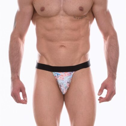 Kalbinle Erkek Desenli Jockstrap Çamaşır