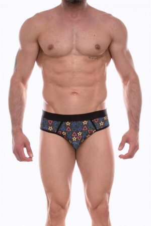 Kalbinle Erkek Desenli Jockstrap Çamaşır