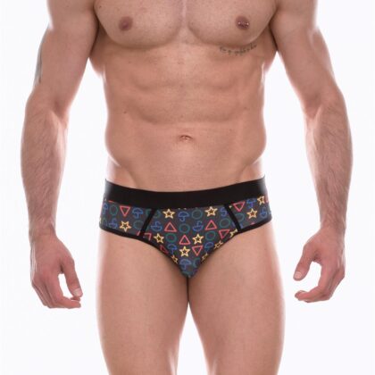 Kalbinle Erkek Desenli Jockstrap Çamaşır