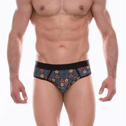 Kalbinle Erkek Desenli Jockstrap Çamaşır