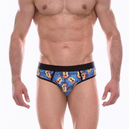 Kalbinle Erkek Desenli Jockstrap Çamaşır
