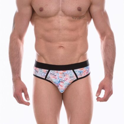 Kalbinle Erkek Desenli Jockstrap Çamaşır
