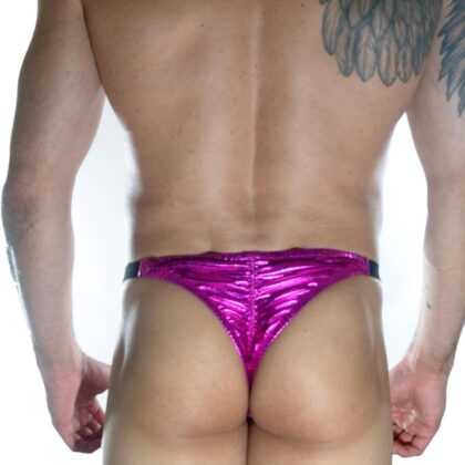 Erkek Arkası Fuşya Büzgülü Brazillian Slip