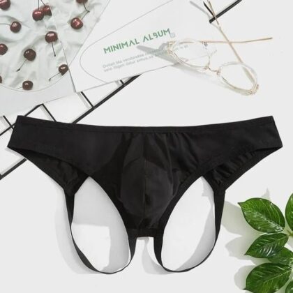 Erkek Fantazi Siyah Jockstrap İç Giyim