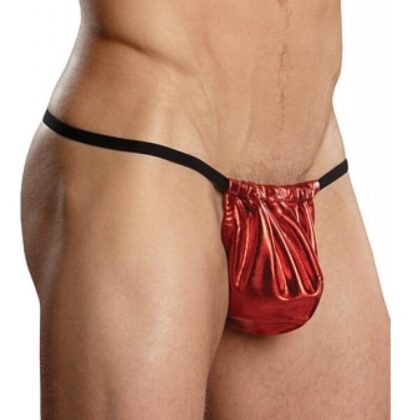 Kalbinle Fantazi Kımızı Lame Erkek String-Tanga TG274580