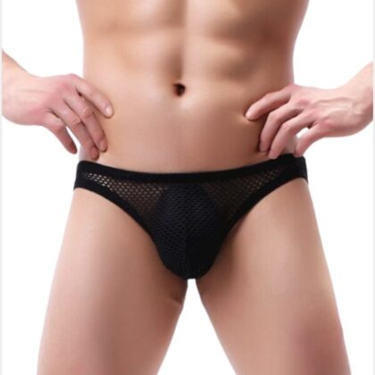 Kalbinle Fantezi Arkası Açık Seksi File Erkek Kilot ( PEDSİZ ) TG2710130
