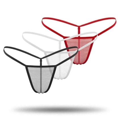 Kalbinle Kadın 3'lü Transparan Tül String TG271304