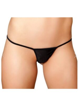 Kalbinle Fantezi Siyah Lame String Tanga TG271288