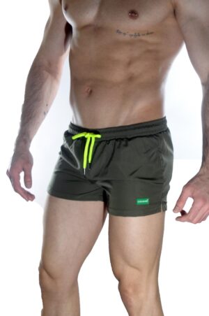 Erkek Yeşil Mini Mayo Short