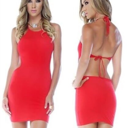 Kalbinle KB101285 Özel Kesim Mini Elbise