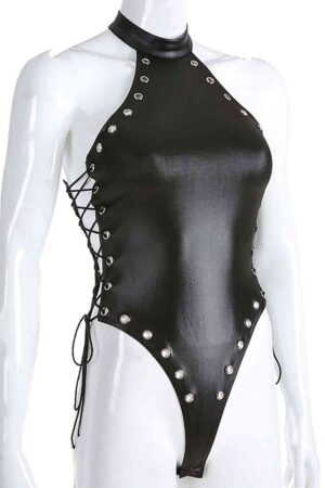 Kalbinle Fantezi Yanları Kuş Gözlü Yandan Bağlamalı Seksi Babydol TG275426