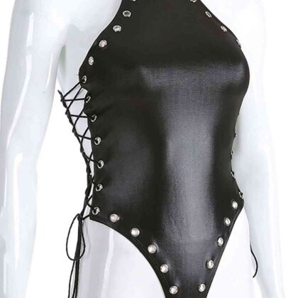 Kalbinle Fantezi Yanları Kuş Gözlü Yandan Bağlamalı Seksi Babydol TG275426
