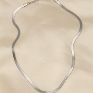 316L Çelik Silver Renk 45 cm İtalyan Zincir Model Kadın Kolye BKO5903