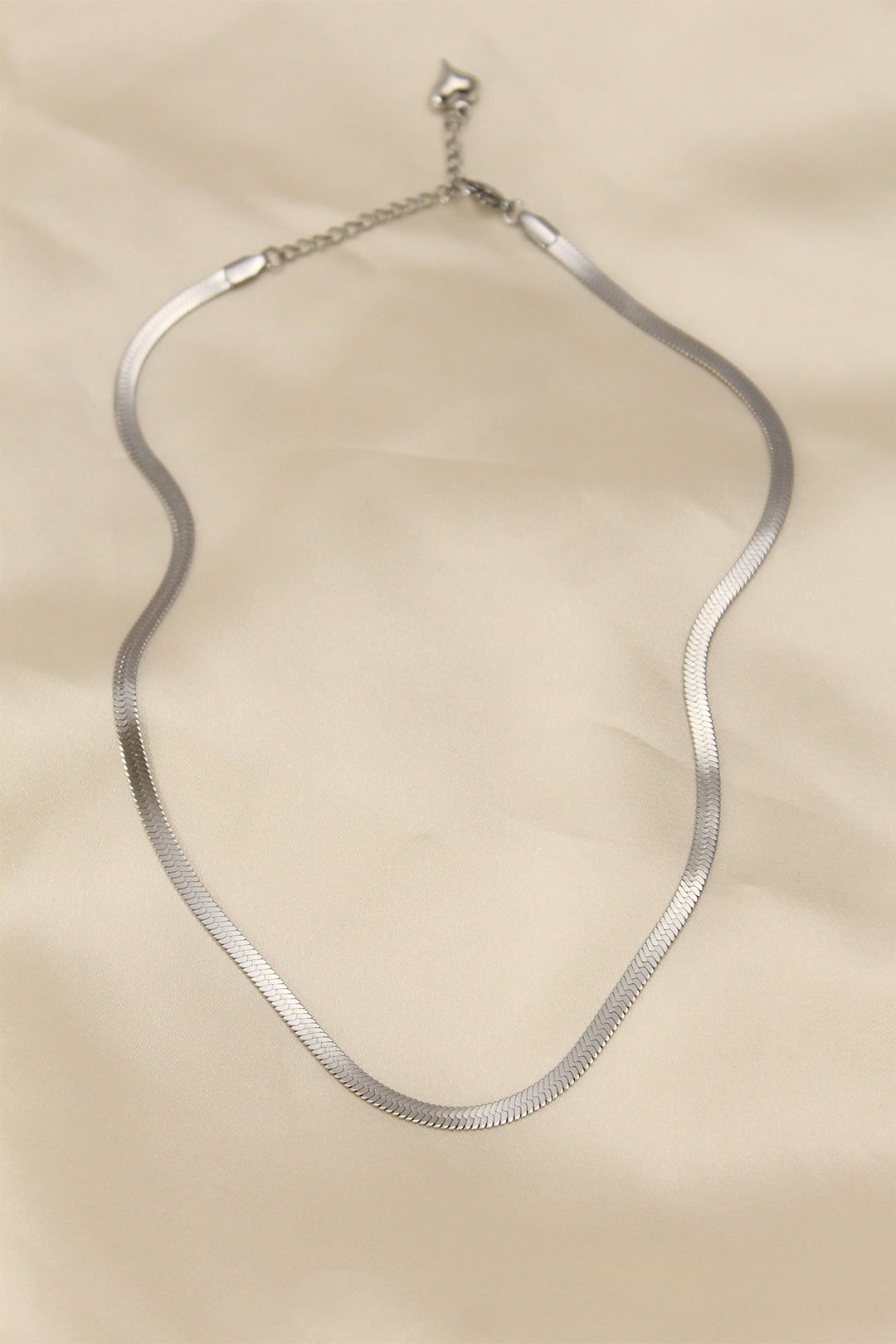 316L Çelik Silver Renk 45 cm İtalyan Zincir Model Kadın Kolye BKO5903