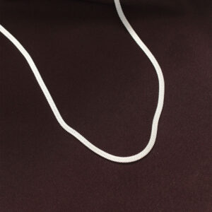 316L Çelik Gümüş Renk 60 cm İtalyan Zincir Kolye BKO6229