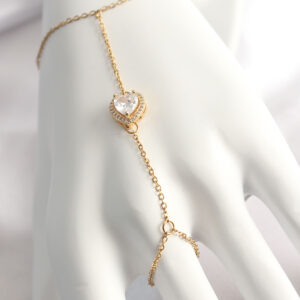 Kalbinle 316L Çelik Gold Renk Kalp Model Şahmeran SN551