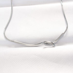 316L Çelik Silver Renk Kolye BKO8528