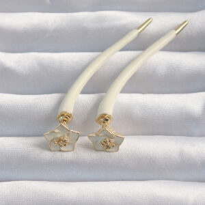 Pirinç Krem Renk Botega Küpe BKP9169