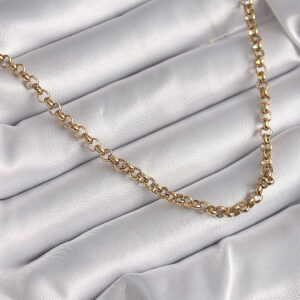 316L Çelik Gold Renk Kadın Kolye BKO9665