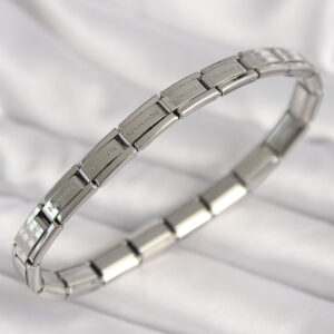 316L Çelik Gümüş Renk İnce Yazılı Nomination Kadın Bileklik BB6876