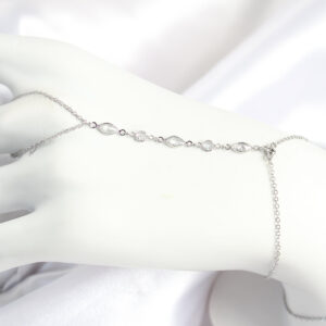 Pirinç Zirkon Taşlı Y Model Gümüş Renk Kadın Şahmeran SN692