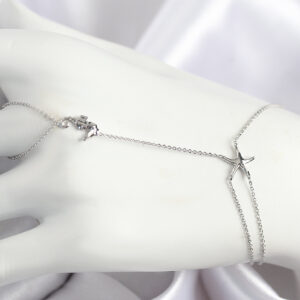 Pirinç Zirkon Taşlı Deniz Atı Ve Yıldız Model Gümüş Renk Şahmeran SN712