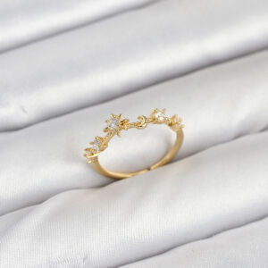 Pirinç Gold Renk Manifest Kadın Yüzük BYK3890