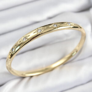 Pirinç Zirkon Taşlı Kutup Yıldızı Model Gold Renk Kadın Kelepçe BB7570