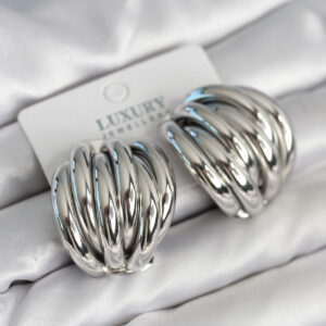 Pirinç Gümüş Renk Vintage Kadın Küpe BKP11314