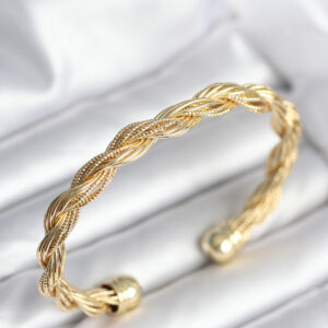 Burgu Zincir Model Gold Renk Kadın Vintage Bileklik BB8017