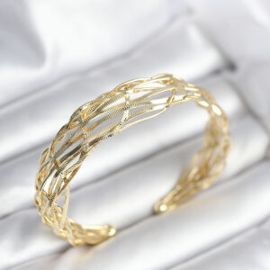 Gold Renk Pirinç Vintage Kadın Bileklik BB8023