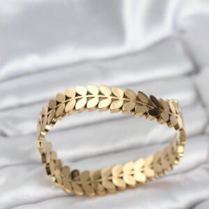 316L Çelik Başak Model Kadın Kelepçe Bileklik BB8070