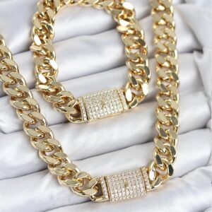 Xuping Gurmet Gold Renk Kolye ve Bileklik Seti BKO10629