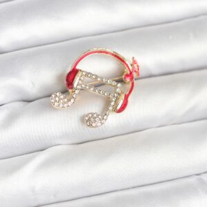 Kulaklıklı Nota Model Broş BR467