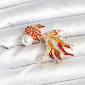 Japon Balığı Model Broş BR468