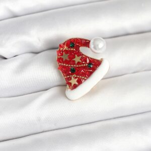 Kırmızı Şapka Model Yılbaşı Temalı Broş BR475