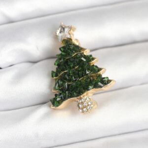 Çam Ağacı Model Yılbaşı Temalı Broş BR476