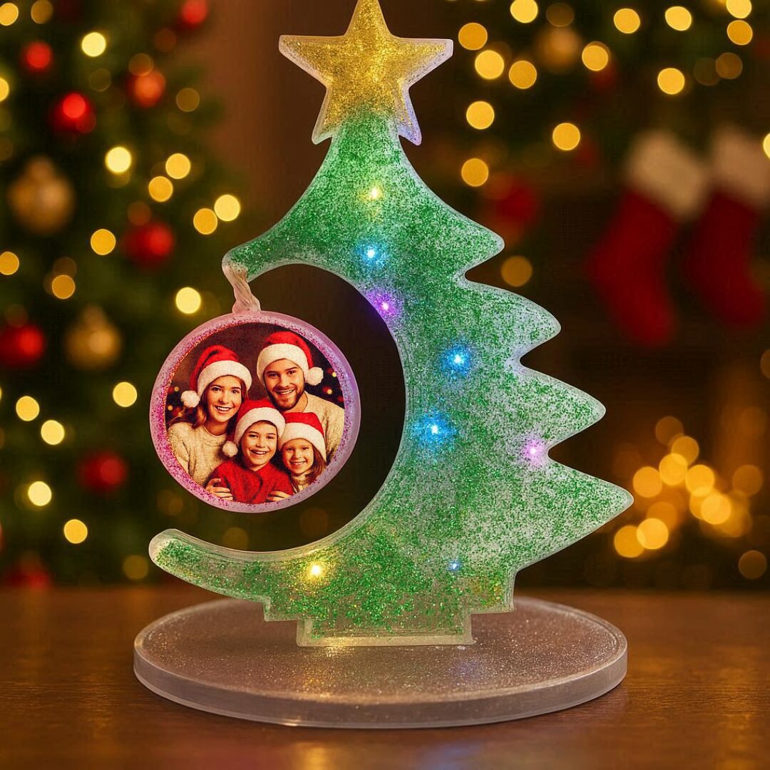 yılbaşı noel çerçevesi çam ağacı