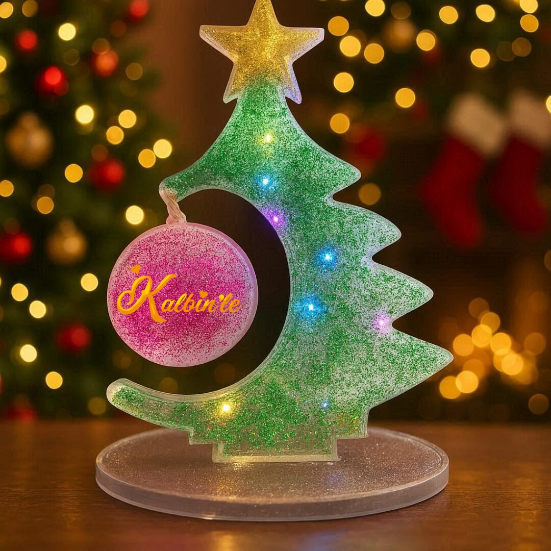 yılbaşı noel çerçevesi çam ağacı